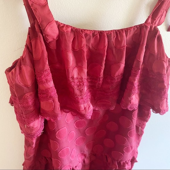 Tularosa Red Polka Dot Mini Dress - Picture 4 of 8